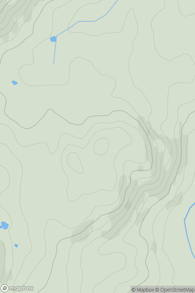Thumbnail image for Bryn-mawr [Snowdonia] showing contour plot for surrounding peak
